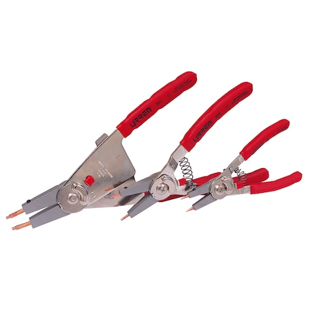 Urrea Heavy-duty Ring Pliers and tips Set 33Pc 383